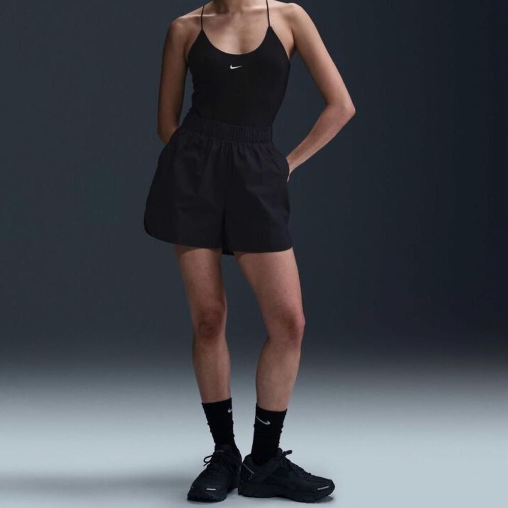 Nike Women's Black and Navy Shorts